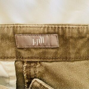 J Jill stretch corduroys tan size 6